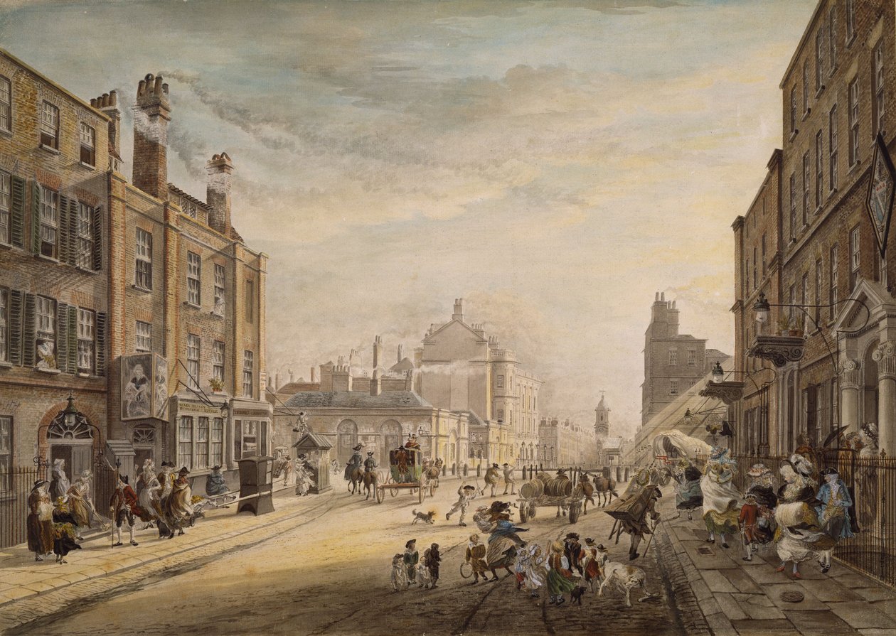 Holles Street, Londra Gösterilen Hanover Meydanı