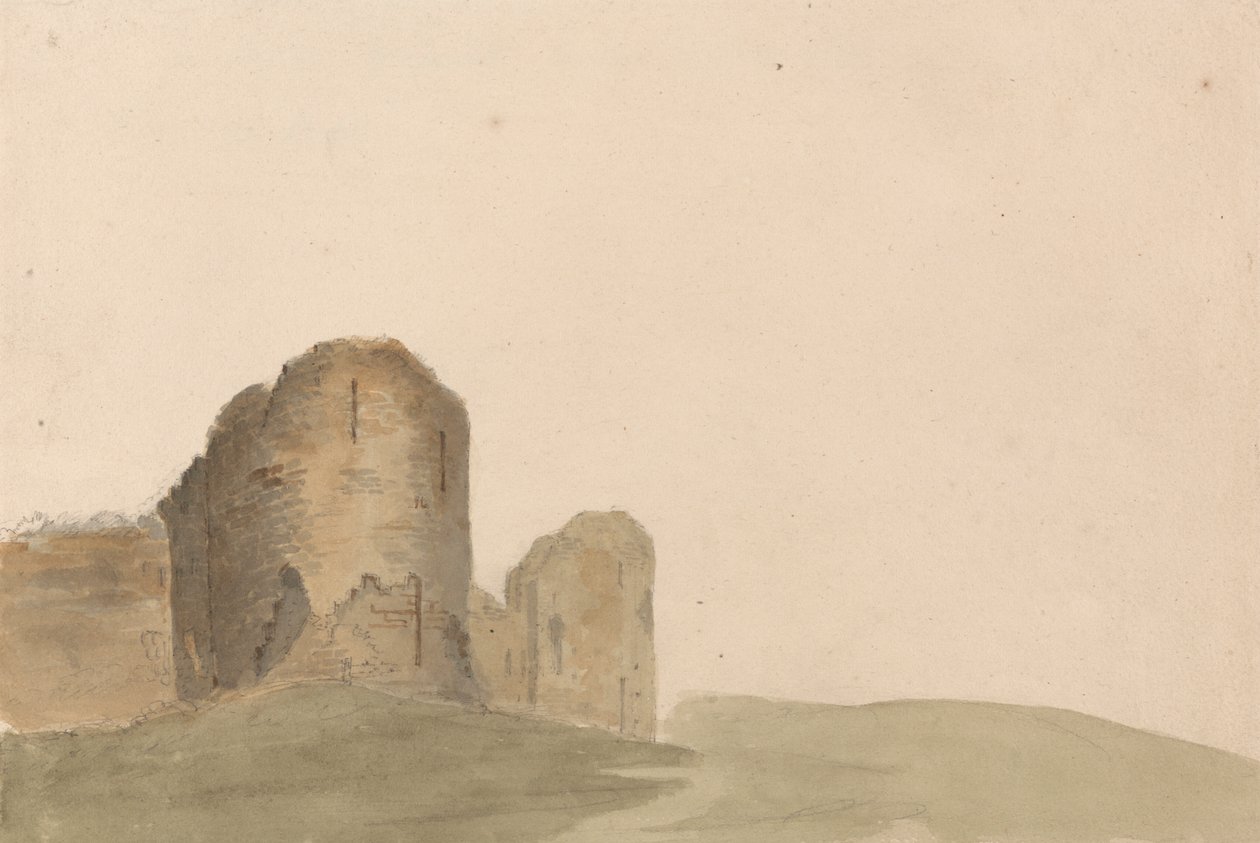 Pevensey Kalesi, Sussex by James Moore