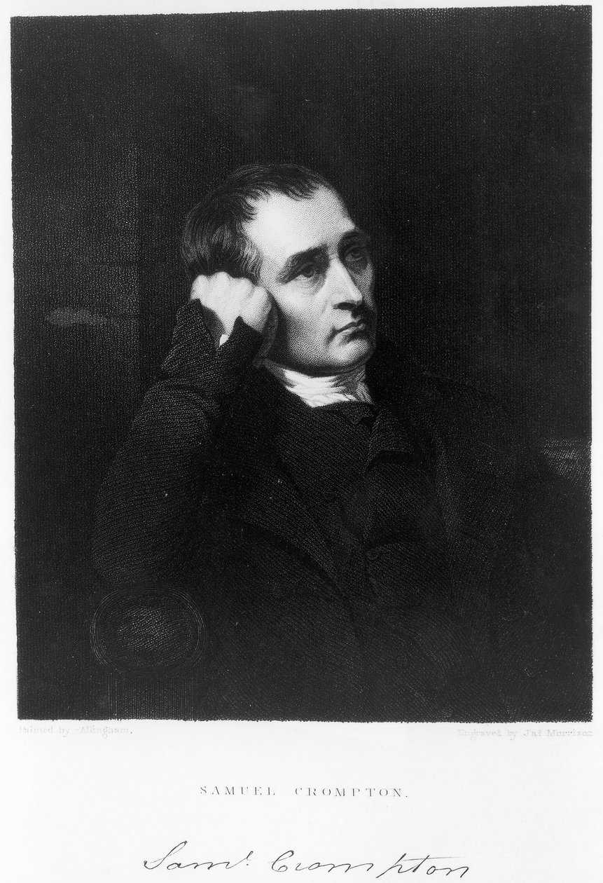Samuel Crompton, dönen katırın İngiliz mucidi, c1880s by James Morrison