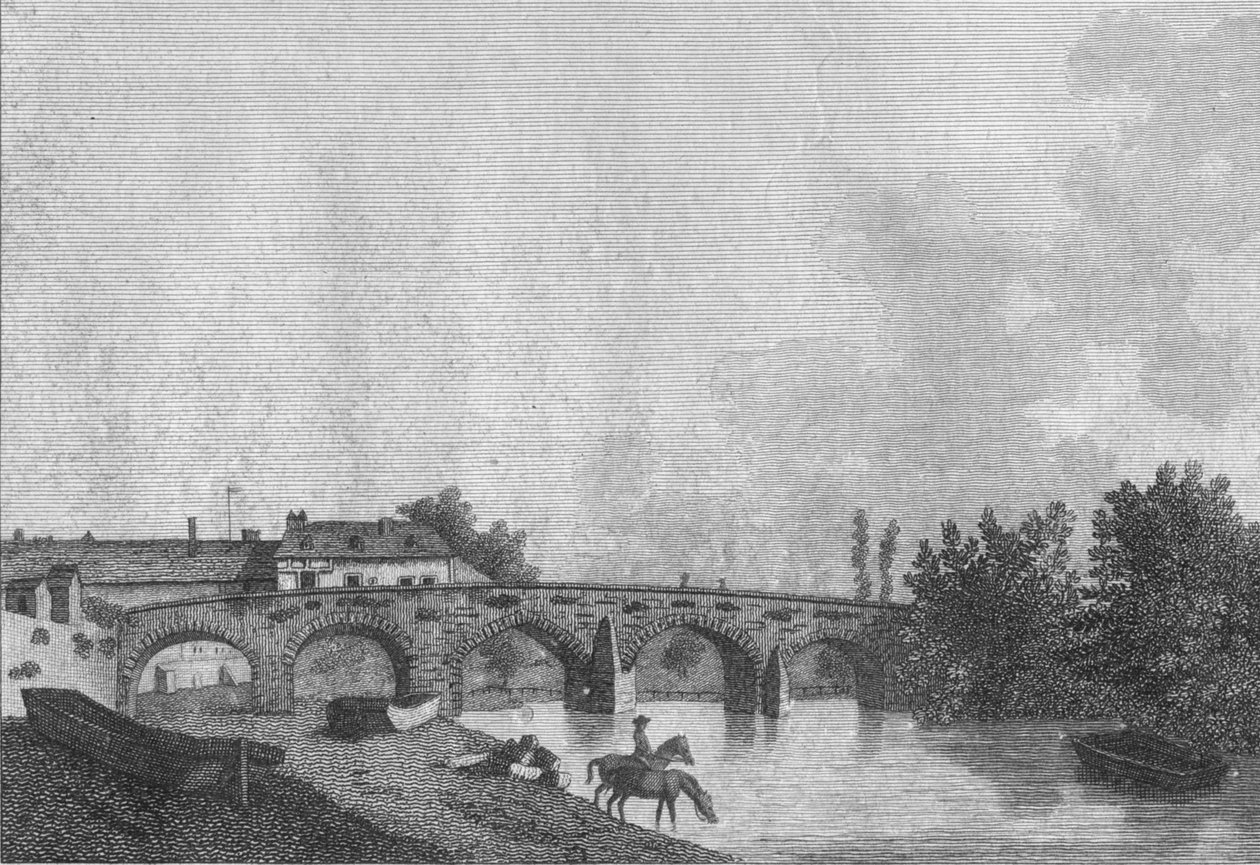 Maidstone Köprüsü, Kent. Pl. 2, 1787 by James Newton