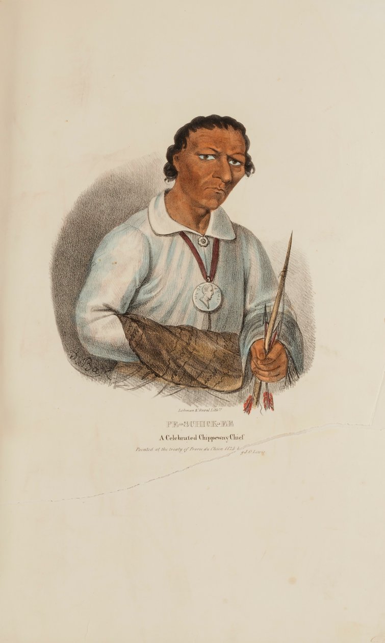 PE-SCHICK-EE; Ünlü Bir Chippeway Şefi, The Aboriginal Portfolio
