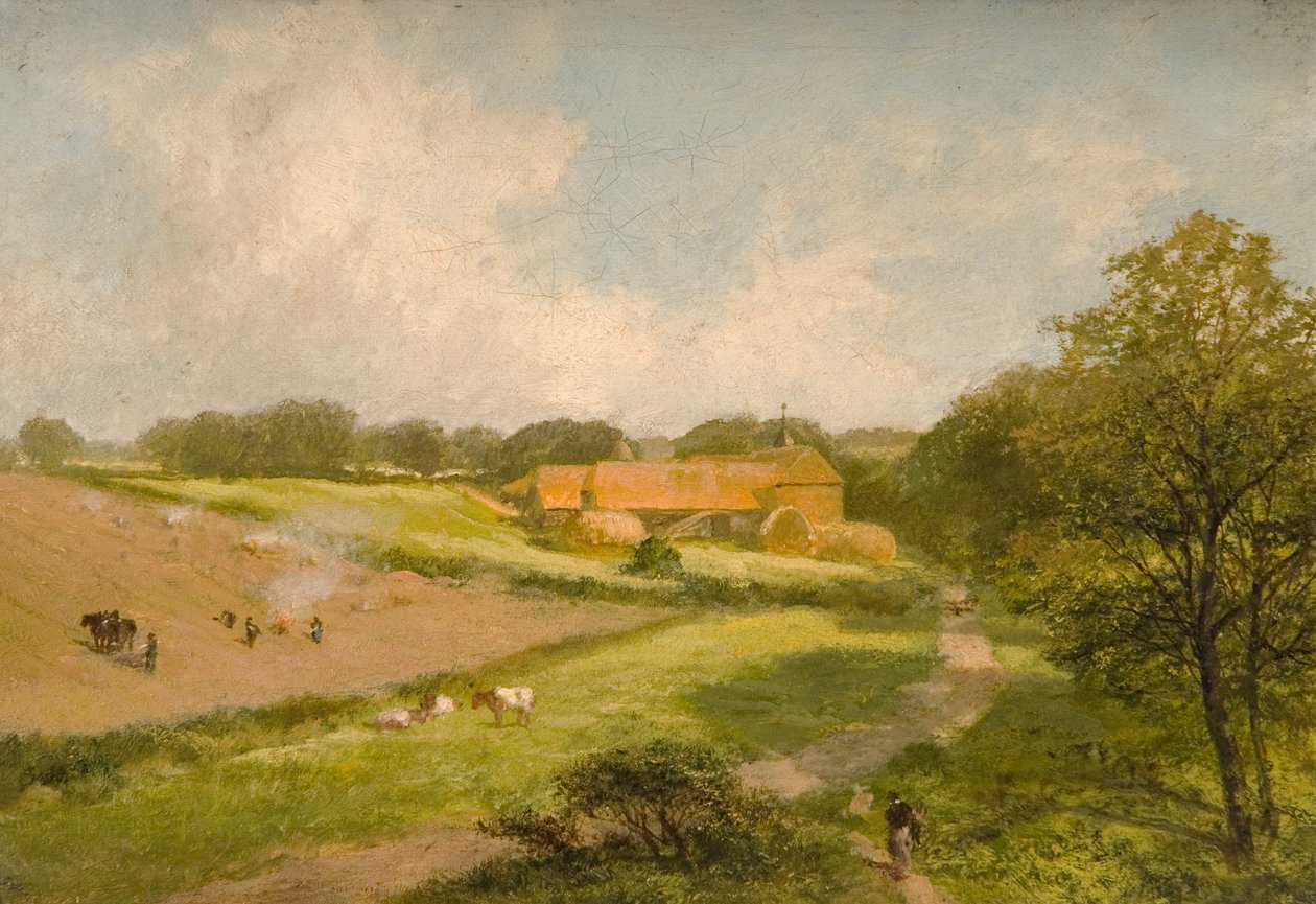 Çiftlik Binaları ile Peyzaj by James Peel