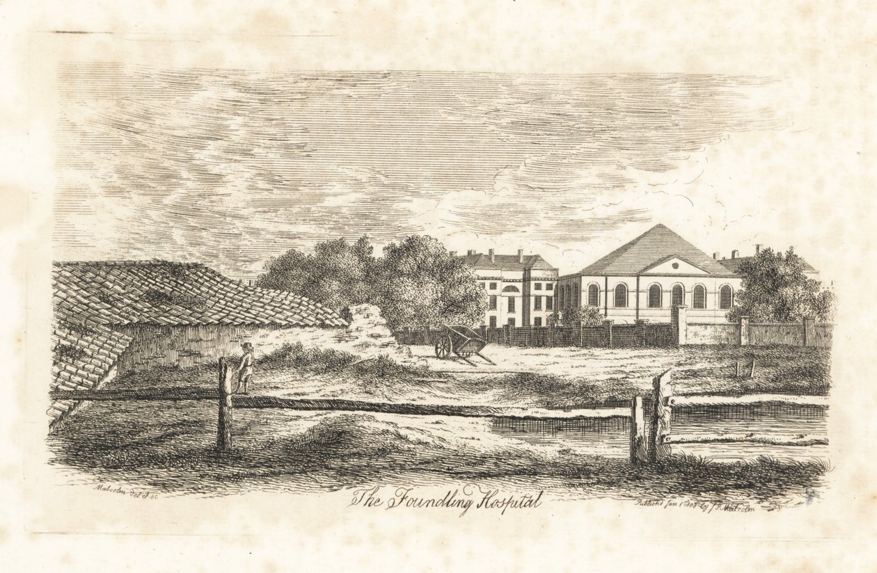 Foundling Hastanesi, Bloomsbury, Londra by James Peller Malcolm