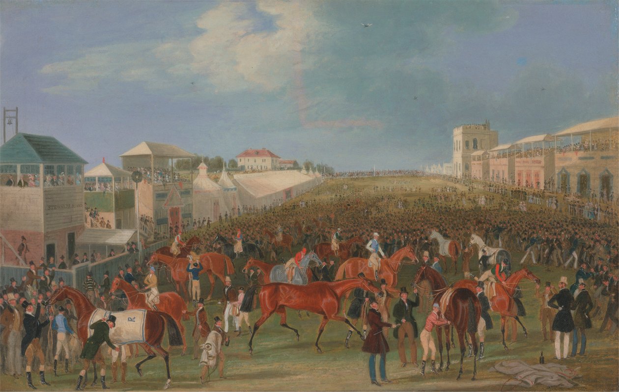 Epsom Yarışları: Yarış Bitti by James Pollard