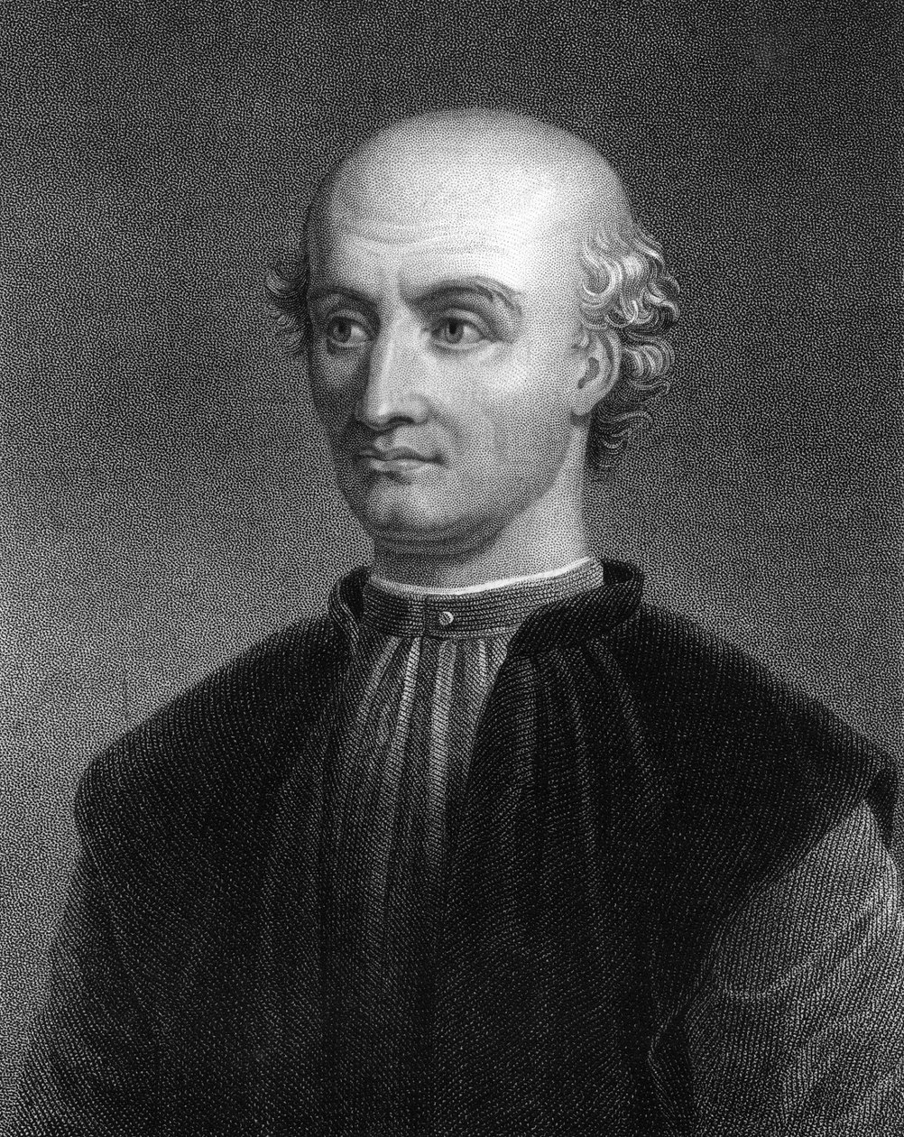 Donato Bramante, İtalyan Rönesans mimarı, 1836. by James Posselwhite