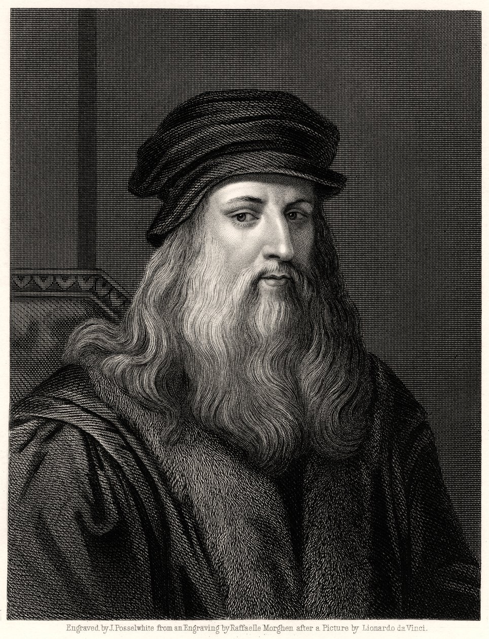 Leonardo da Vinci, 19. yüzyıl by James Posselwhite