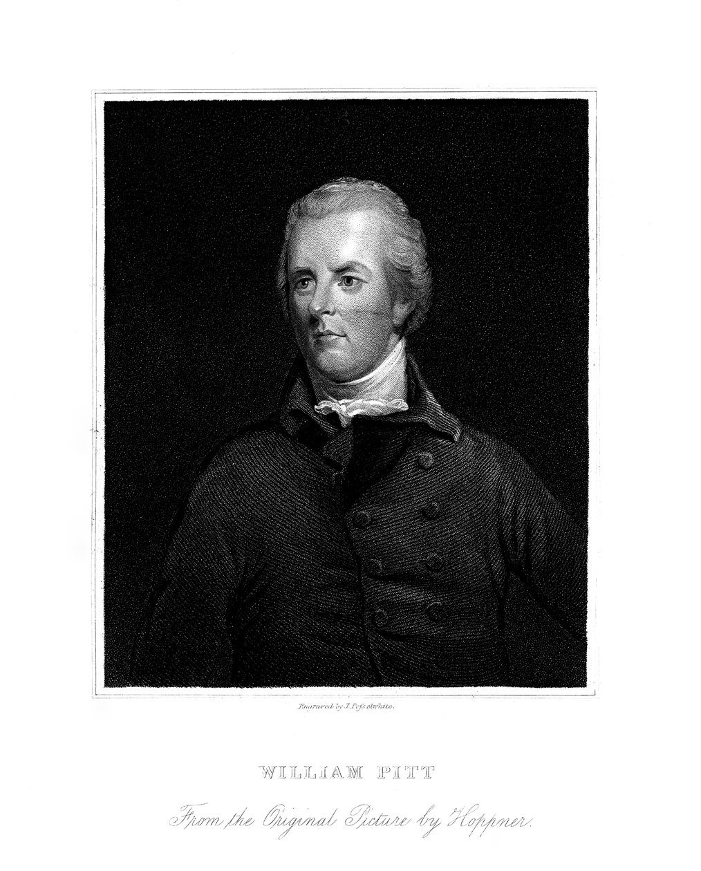 William Pitt the Young, İngiliz politikacı, 19. yüzyıl. by James Posselwhite