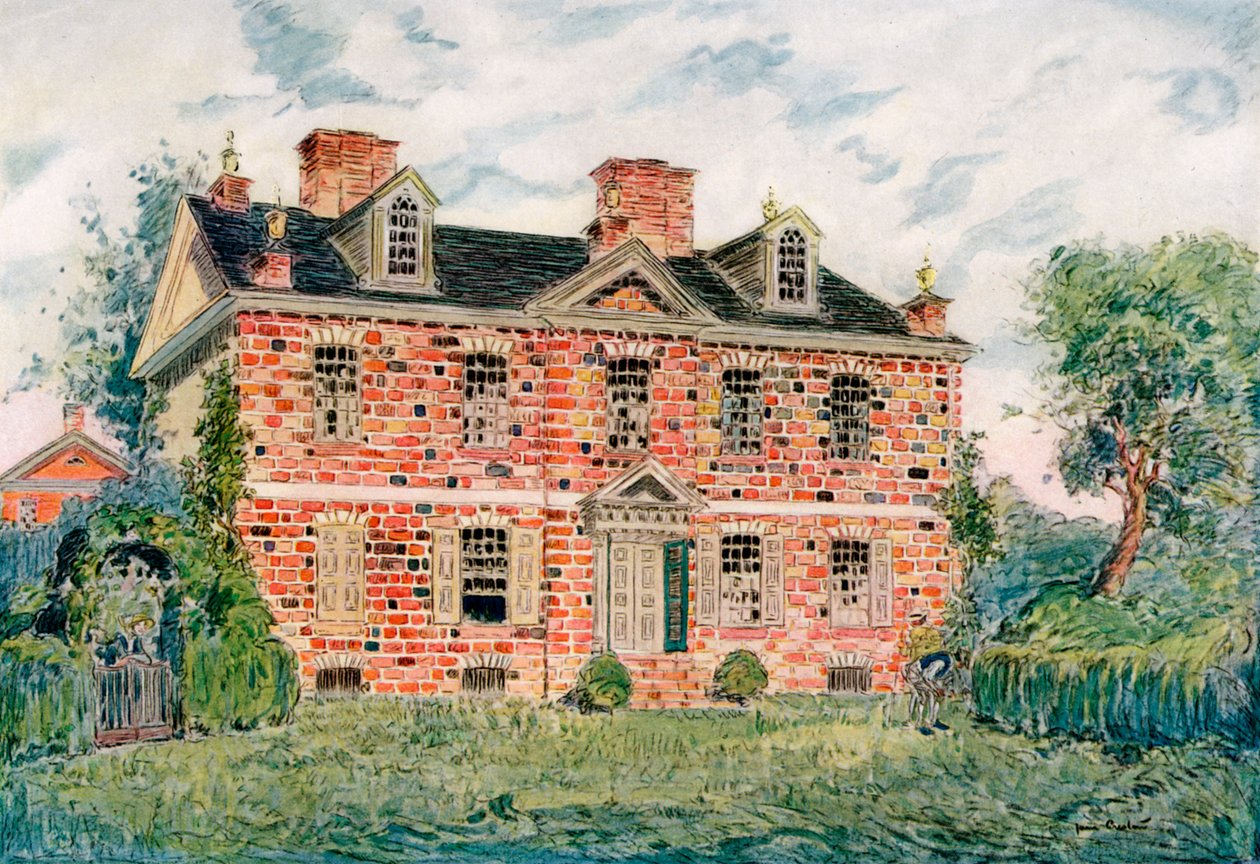 Cliveden, Germantown, Pensilvanya, ABD, 18. yüzyıl 1921. by James Preston