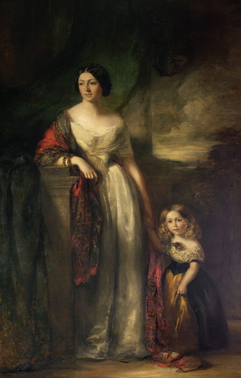 2. Leydi de Tabley, Küçük Kızı ile by James Rannie Swinton