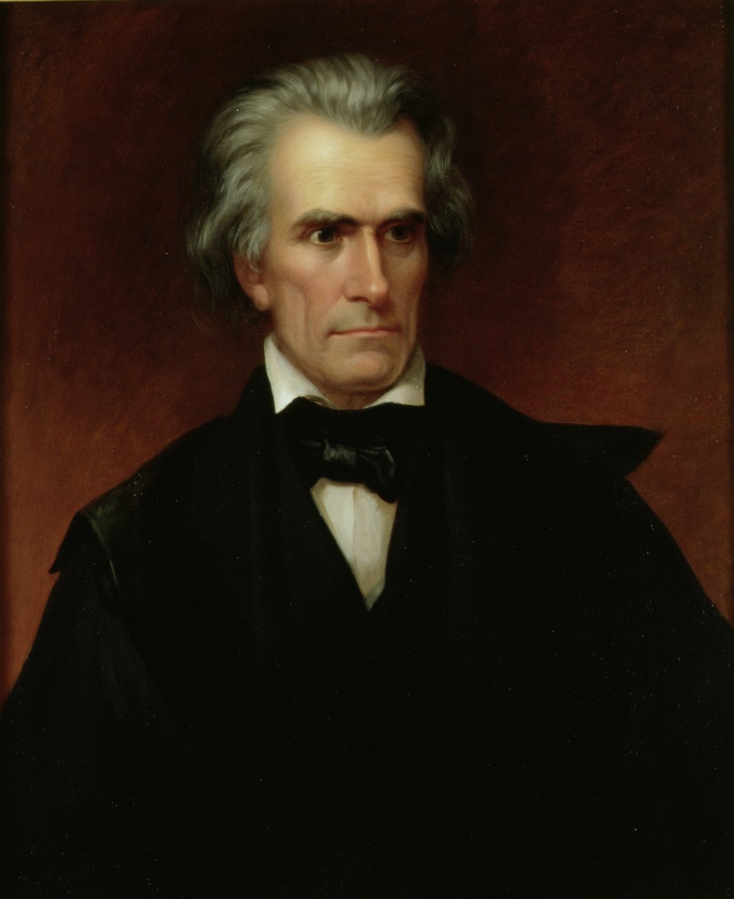 John Caldwell Calhoun (1782-1850) c.1845 by James Reid Lambdin
