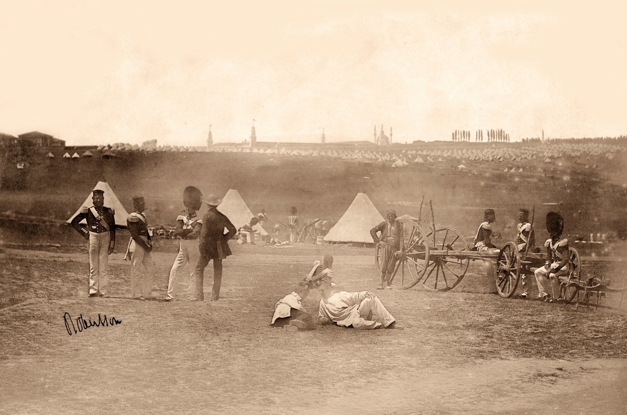 Ana Muhafız, Koruma Muhafızları, Haydar Paşa, Üsküdar, 1854 by James Robertson
