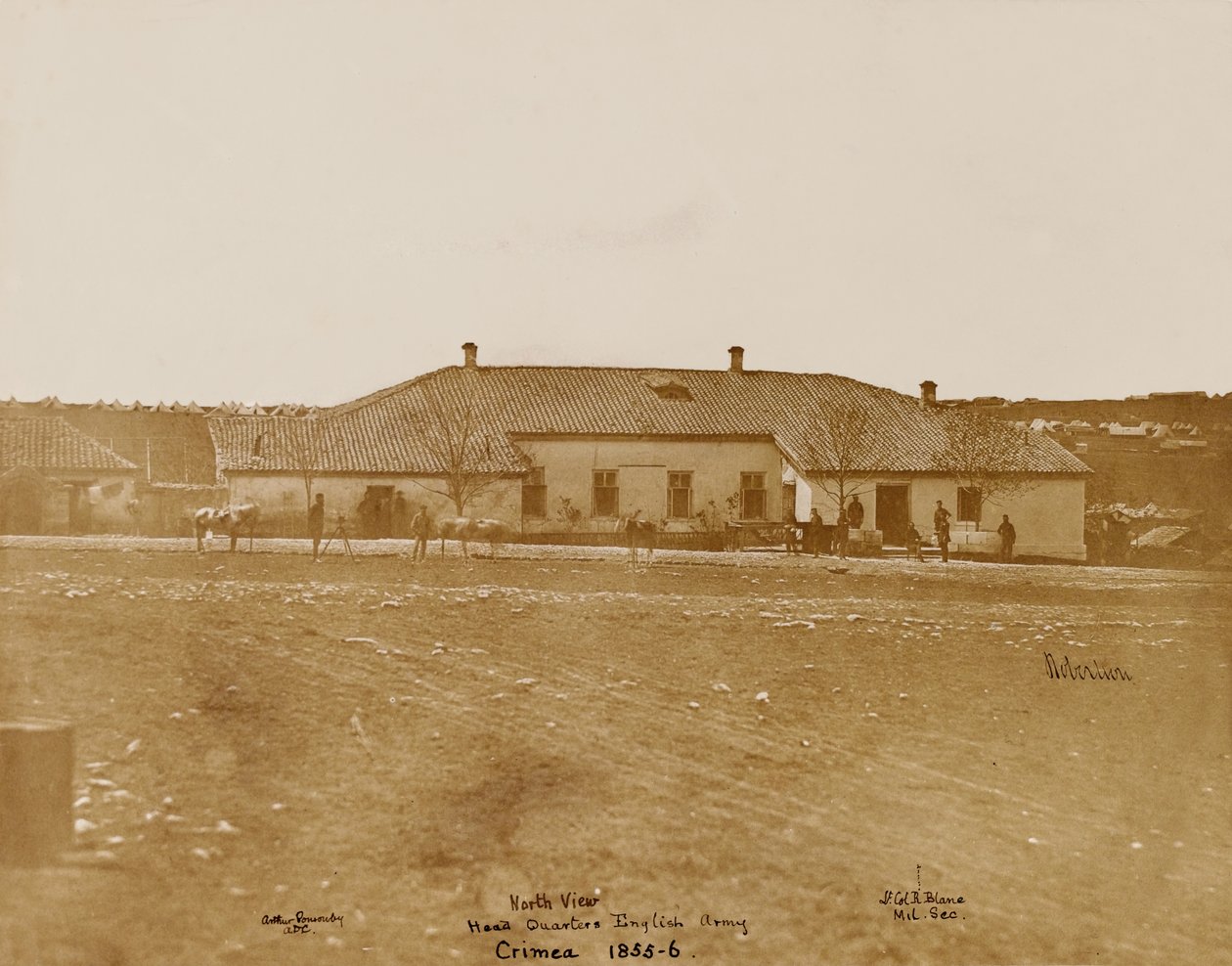 North View Karargahı İngiliz Ordusu, c.1855 (fotoğraf) by James Robertson