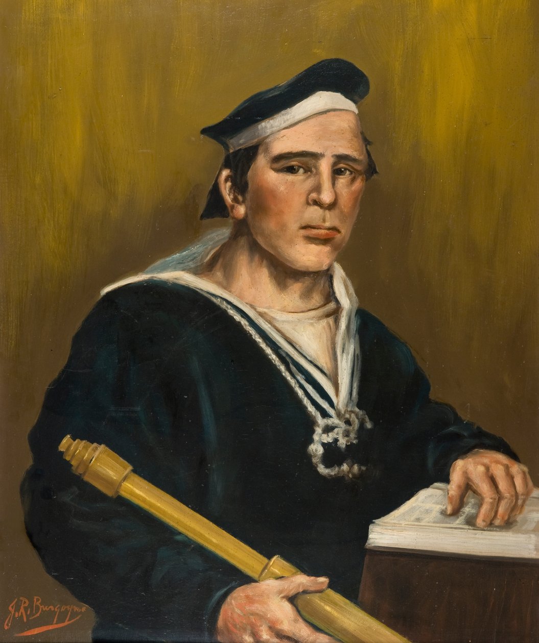 Robert Annan (1834-1867) (gemide yağ) by James Ross Burgoyne