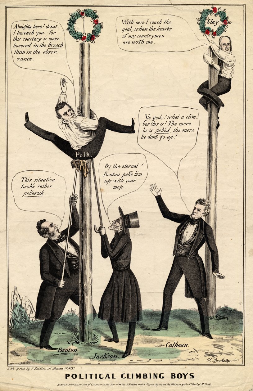 J Baillie, H Bucholzer, New York, 1844 tarafından yayınlanan siyasi tırmanış çocukları by James S. Baillie