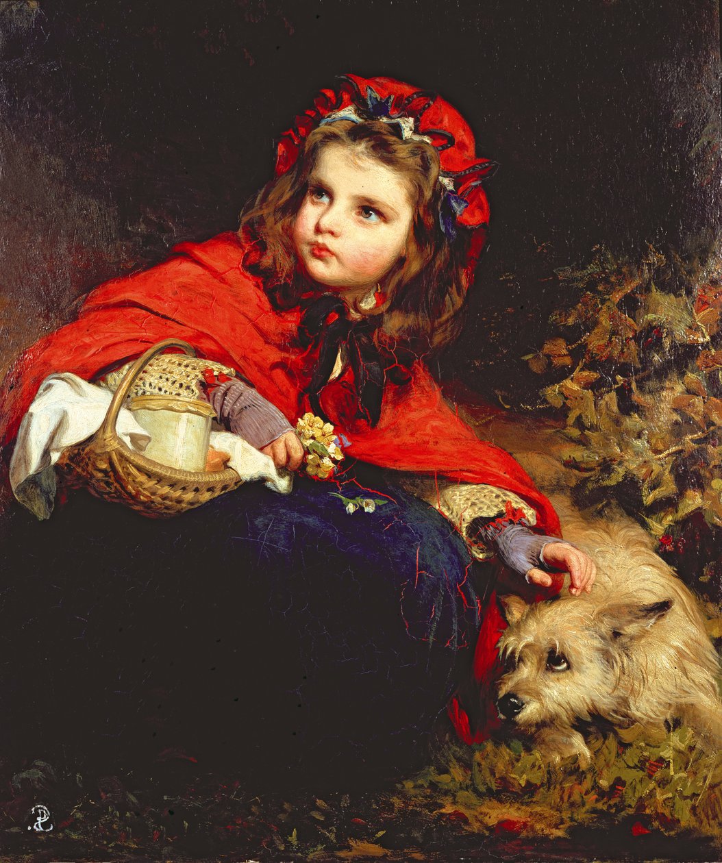 Kırmızı Başlıklı Kız by James Sant