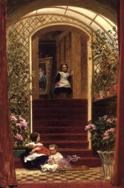 üç kızı by James Sant