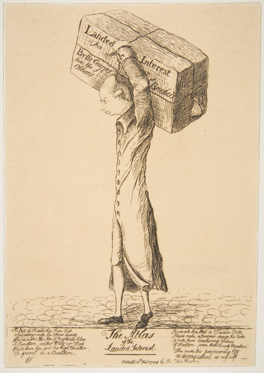 Toprak Sahipleri Atlası, 18 Şubat 1784. by James Sayers