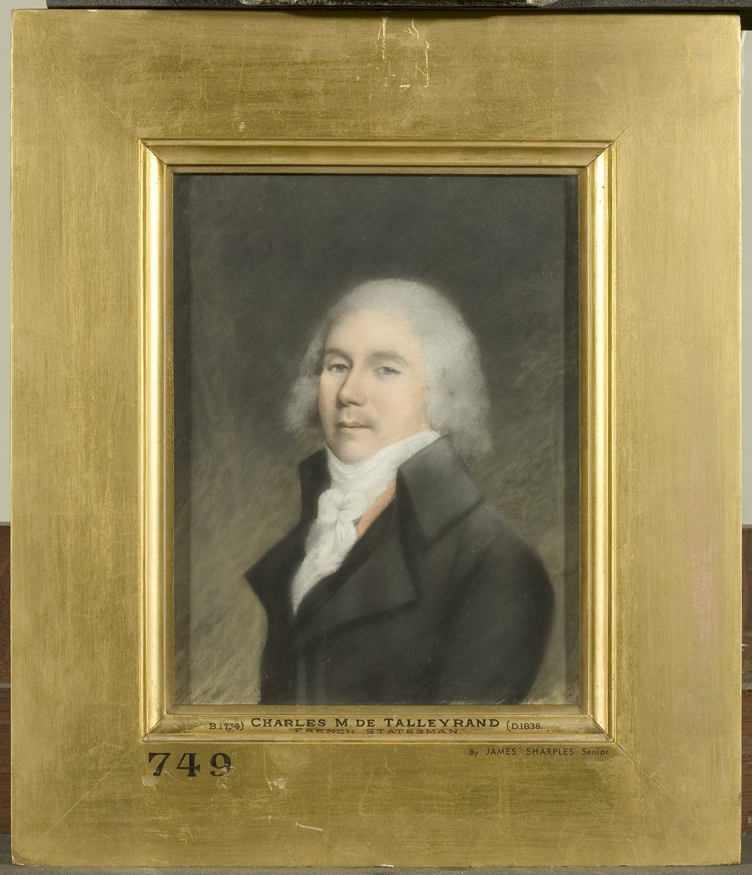 Charles Maurice de Talleyrand-Perigord (kağıt üzerinde pastel) by James Sharples