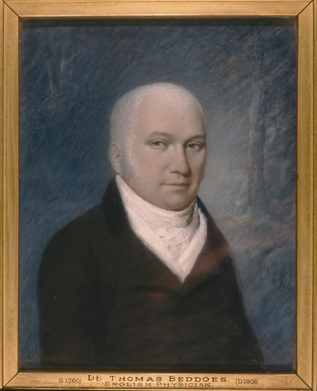 Dr Thomas Beddoes (kağıt üzerine sulu boya) by James Sharples