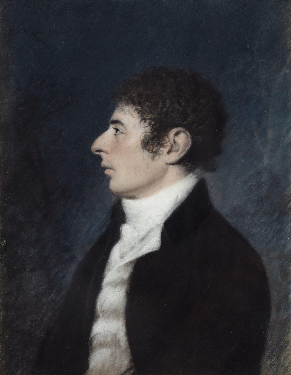 Robert Southey, yaklaşık 1792 (kağıt üzerinde pastel) by James Sharples