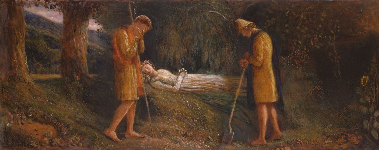 Imogen ve Çobanlar 1860-1870 by James Smetham