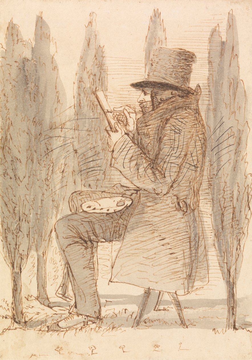 Sanatçı Çizimi by James Smetham