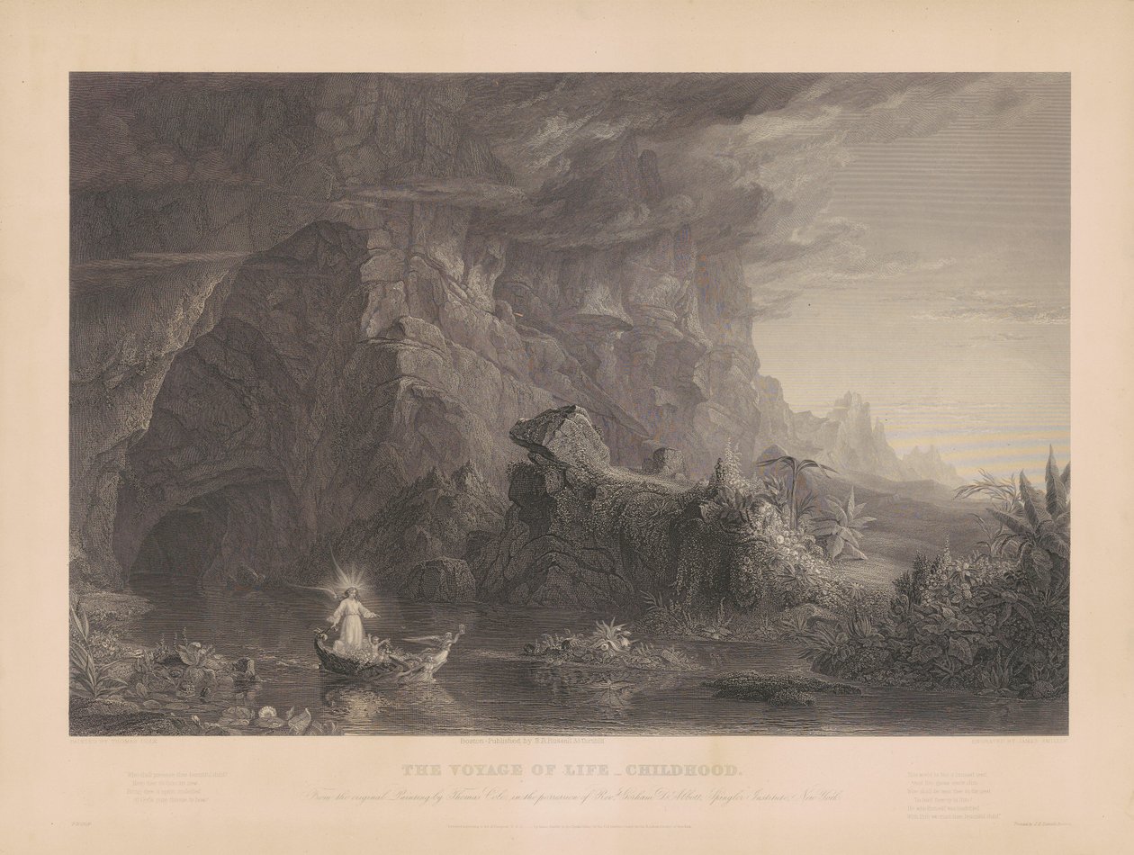 Yaşam Yolculuğu: Çocukluk by James Smillie, after Thomas Cole