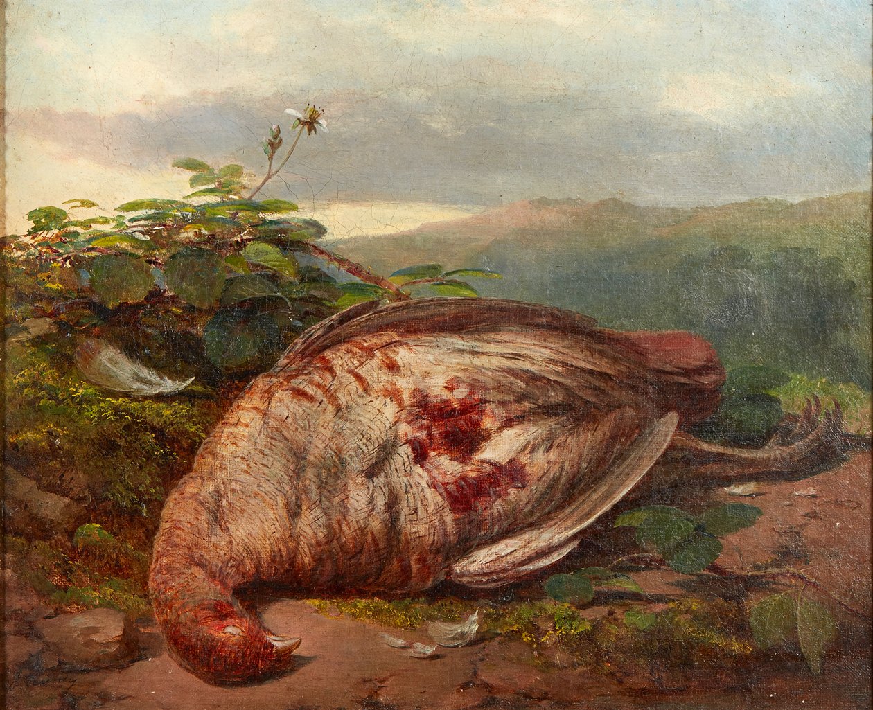 Bir Natürmort Ölü Oyun (tuval üzerine yağlı boya) by James Sr Hardy