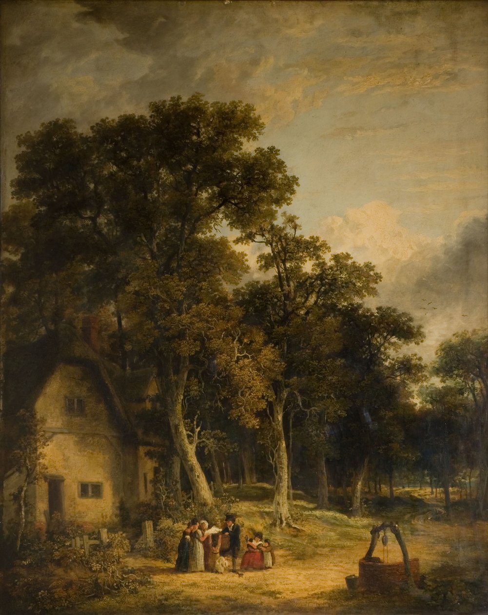 Bir Ormanda Kulübe, 1859. by James Stark