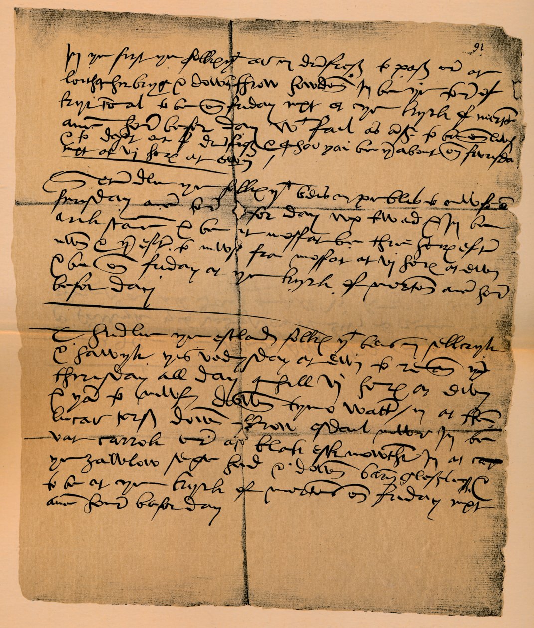 Solway Moss savaşından önce birliklerin hareketi için talimatlar, 1542, 1889 by James Stillie