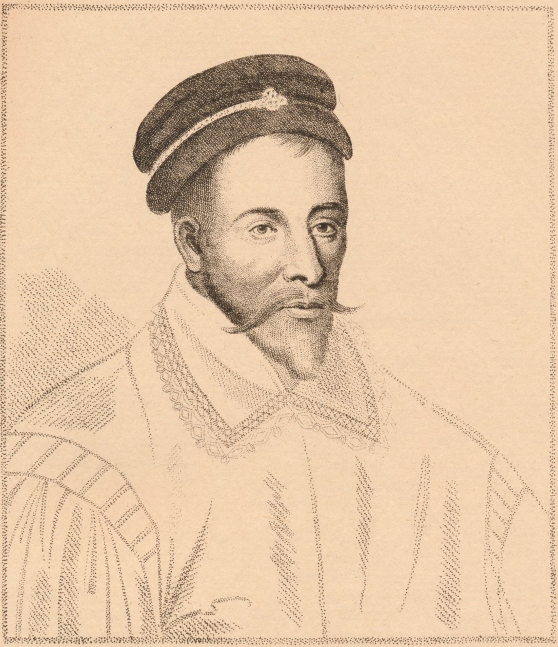 John Maitland, Thirlestane 1. Lord Maitland, 1537-1595, 1889 by James Stillie