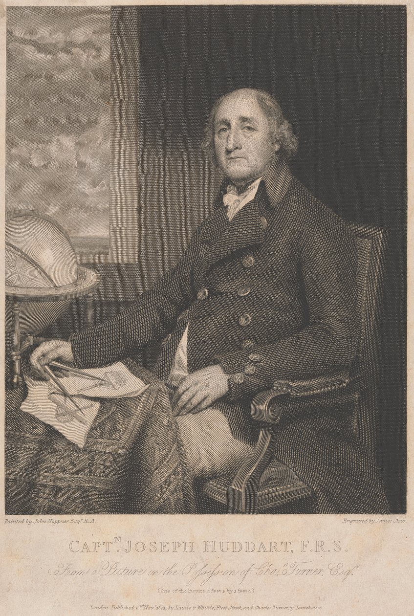 Yüzbaşı Joseph Huddart by James Stow
