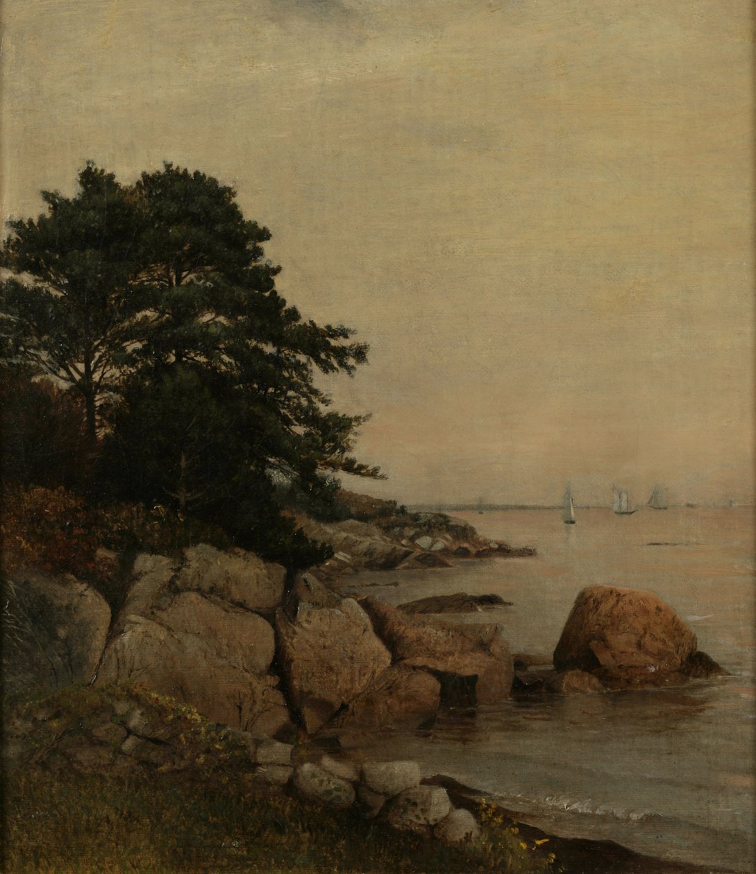 Beverly Rocks, 1860 dolayları (tuval üzerine yağlı boya) by James Suydam