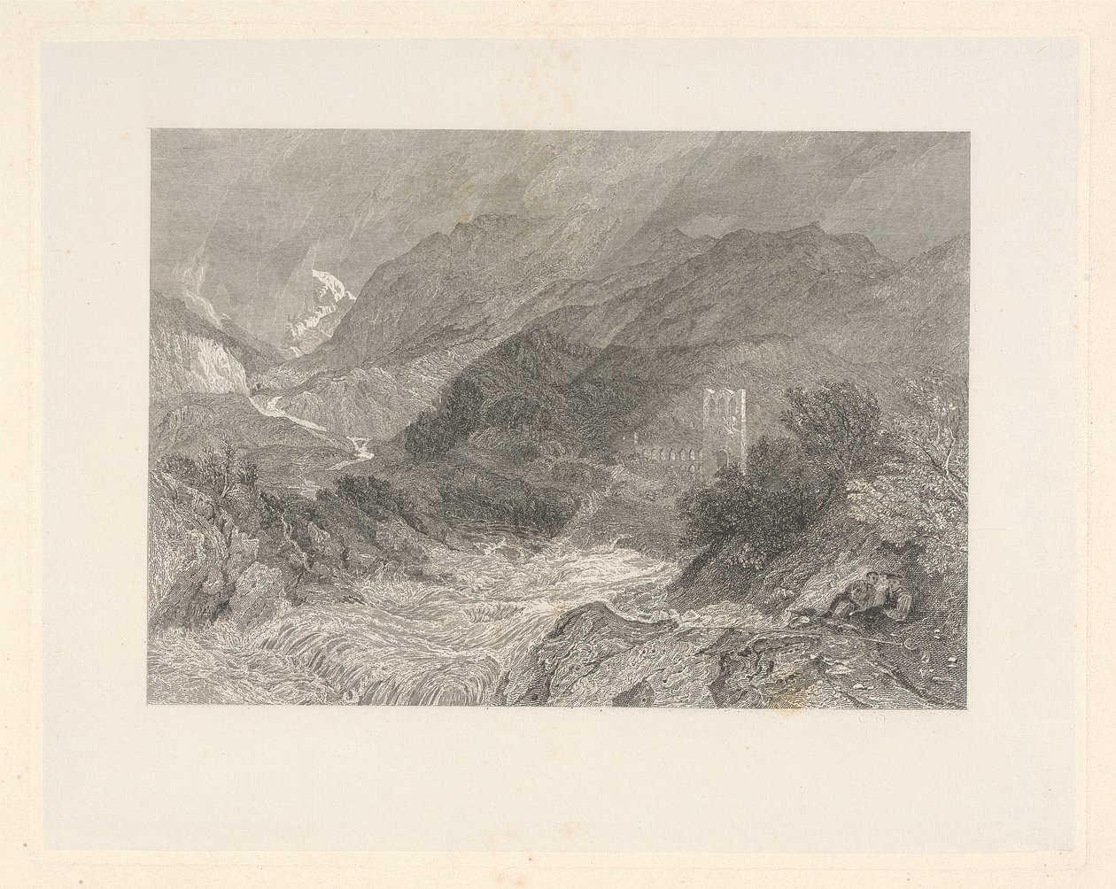 Llanthony, Monmouthshire by James T. Willmore