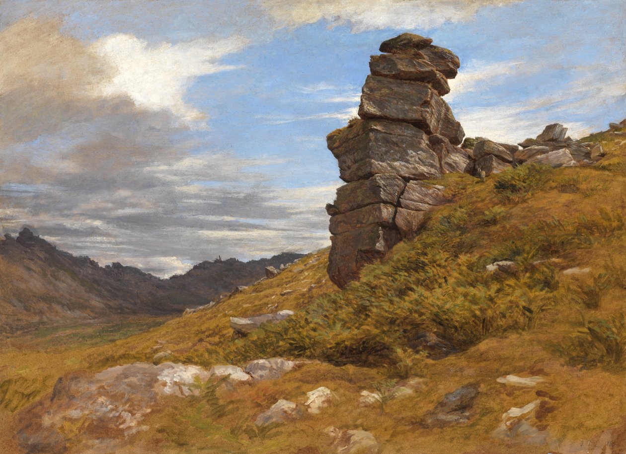 Anne Meldrums Mağarası by James Thomas Linnell