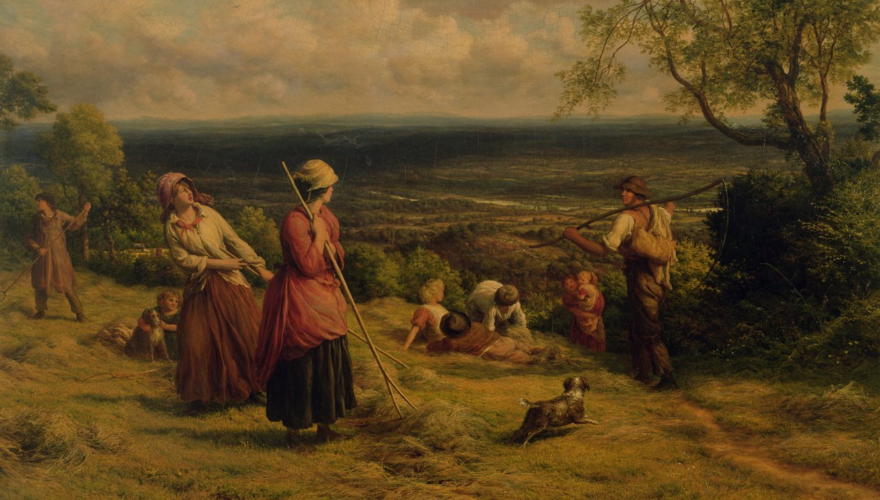 ಹೇಮೇಕರ್ಸ್, 1862 ಟರ್ಕ್ by James Thomas Linnell