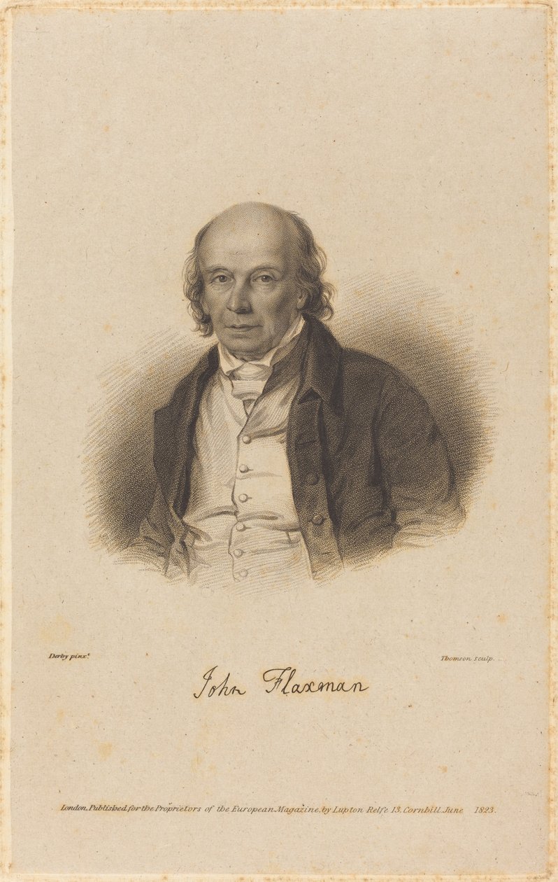 John Flaxman by James Thomson after William Derby