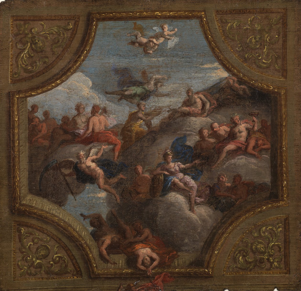 Tavan Dekorasyonu için Eskiz, 1700 by James Thornhill