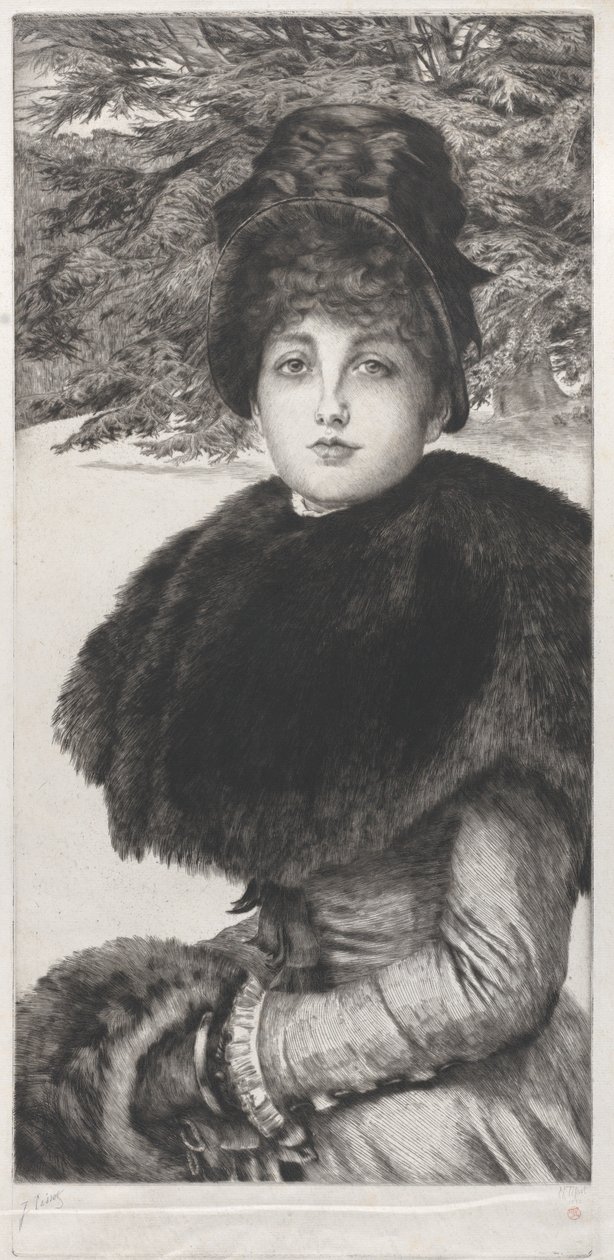 Bir Kış Yürüyüşü, 1880. by James Tissot