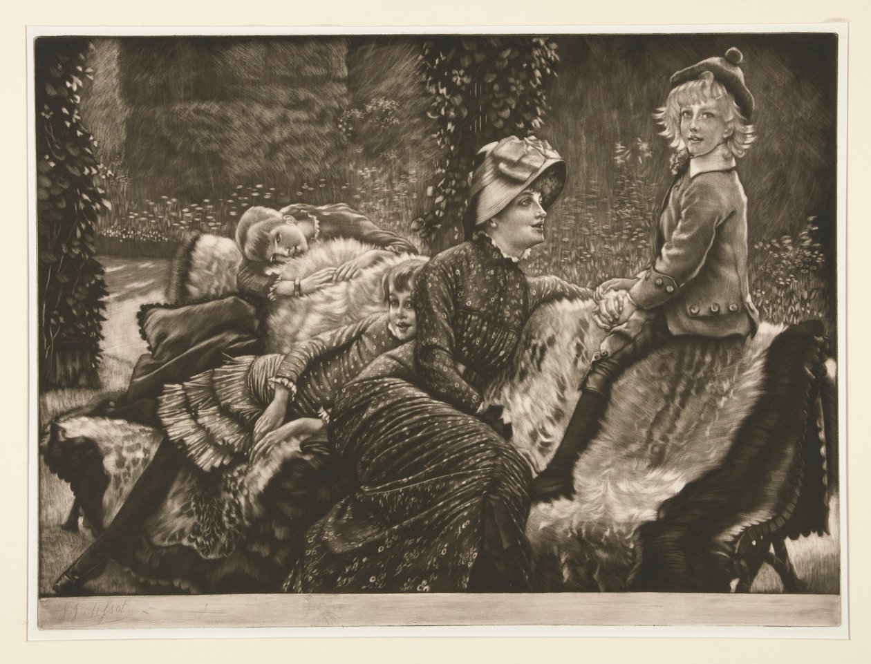Bahçe Bankı by James Tissot