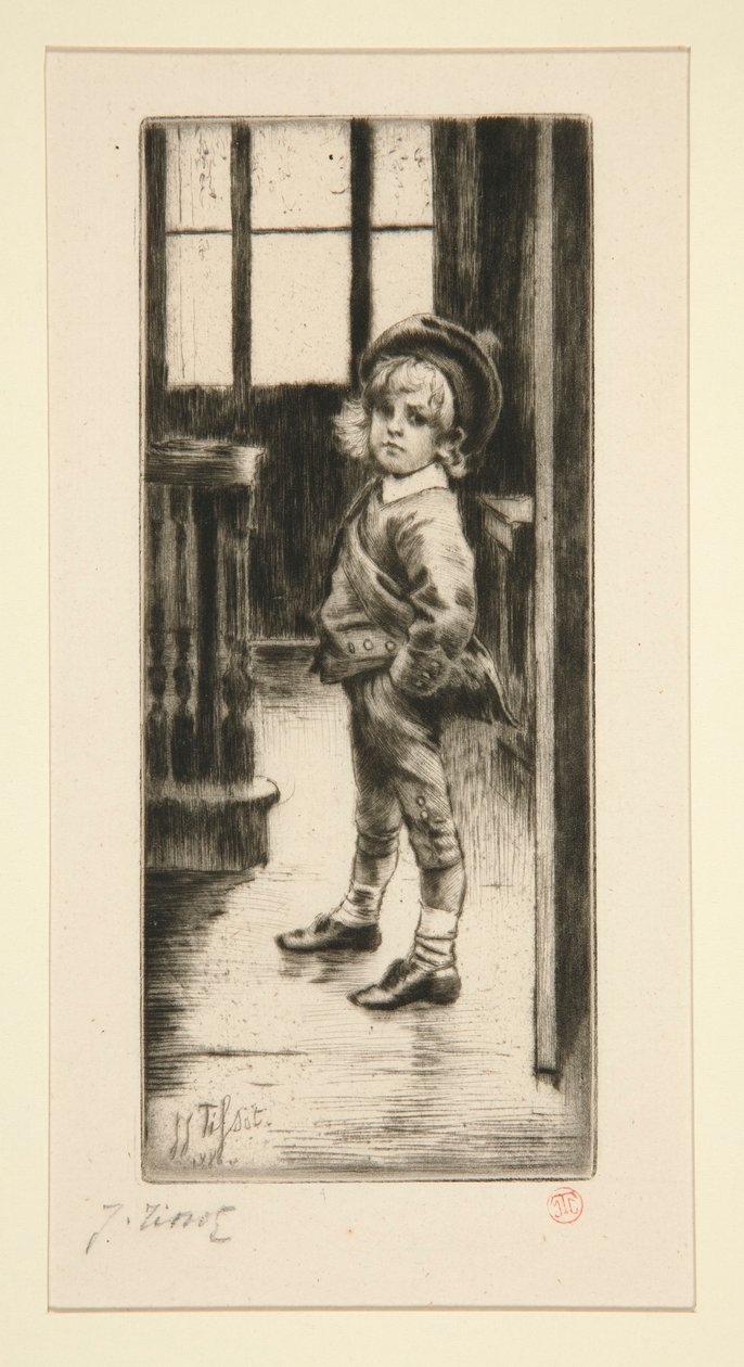 Sa Premi?re Culotte [İlk Çift Pantolon] by James Tissot