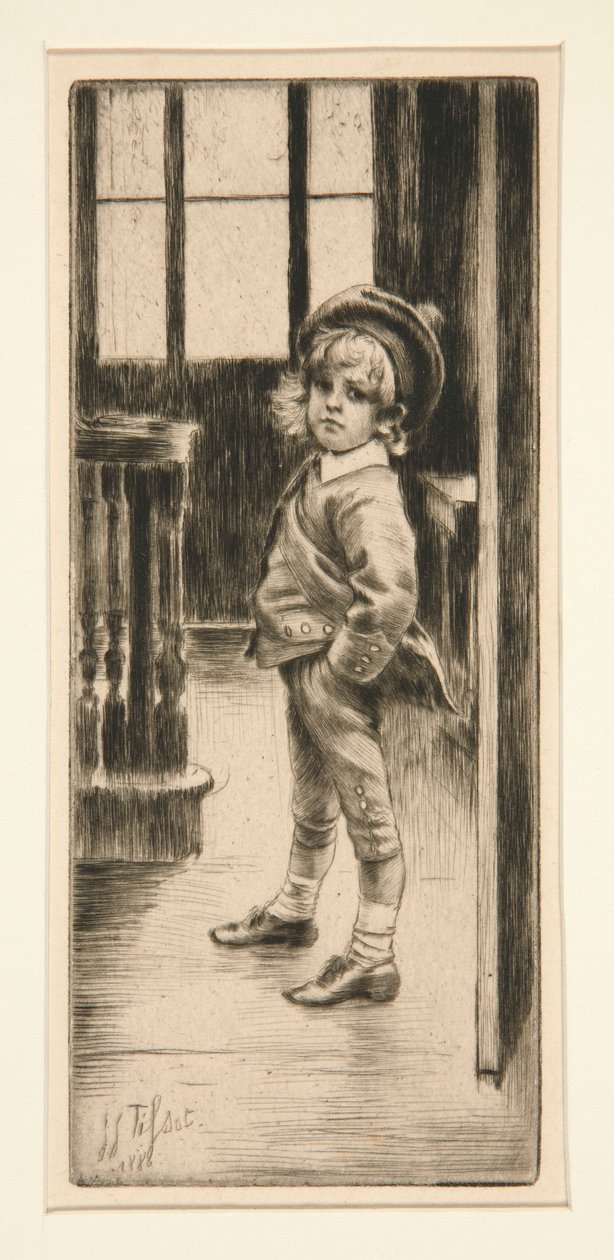 Sa Premi?re Culotte [İlk Çift Pantolon] by James Tissot