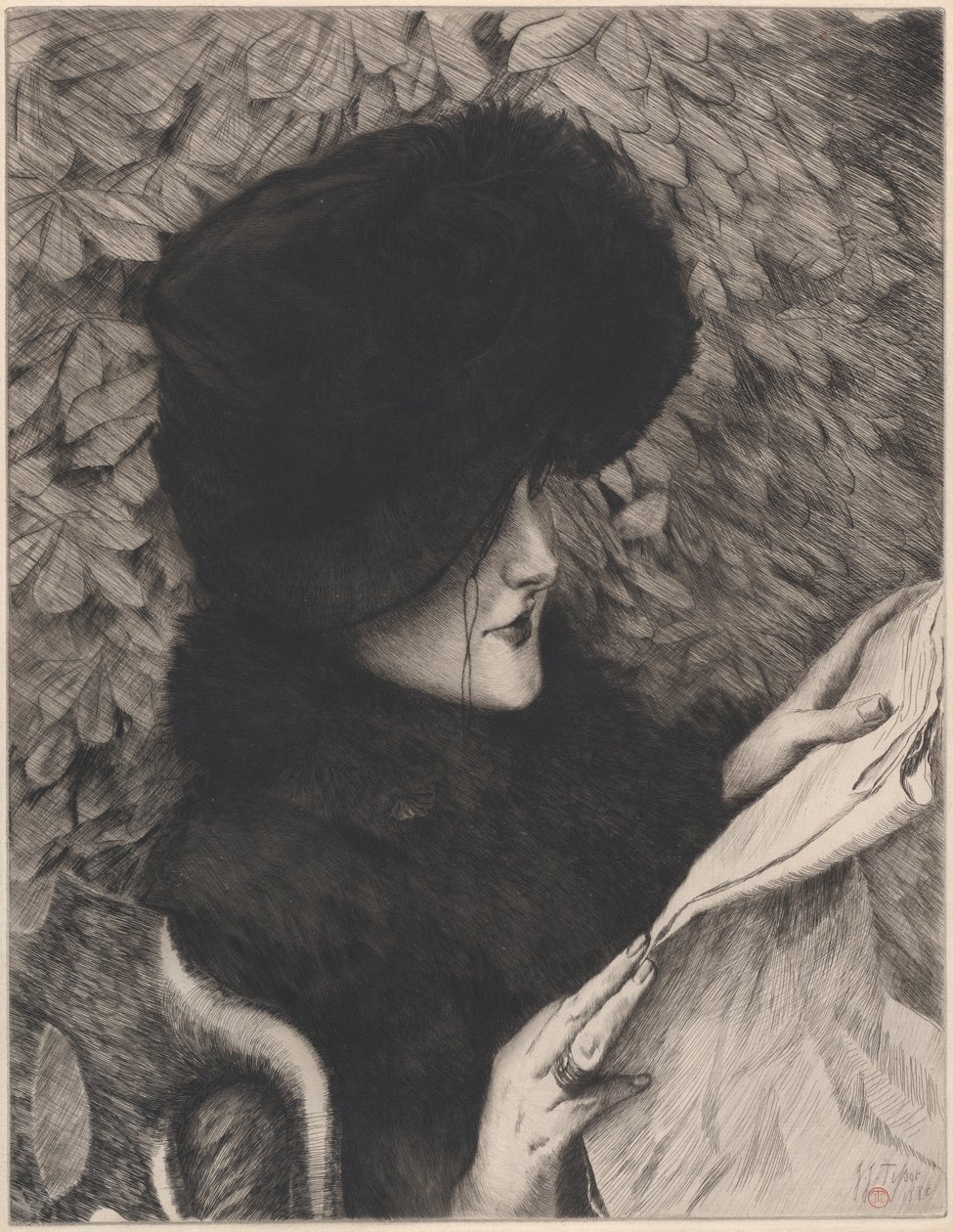 Gazete, 1883. by James Tissot
