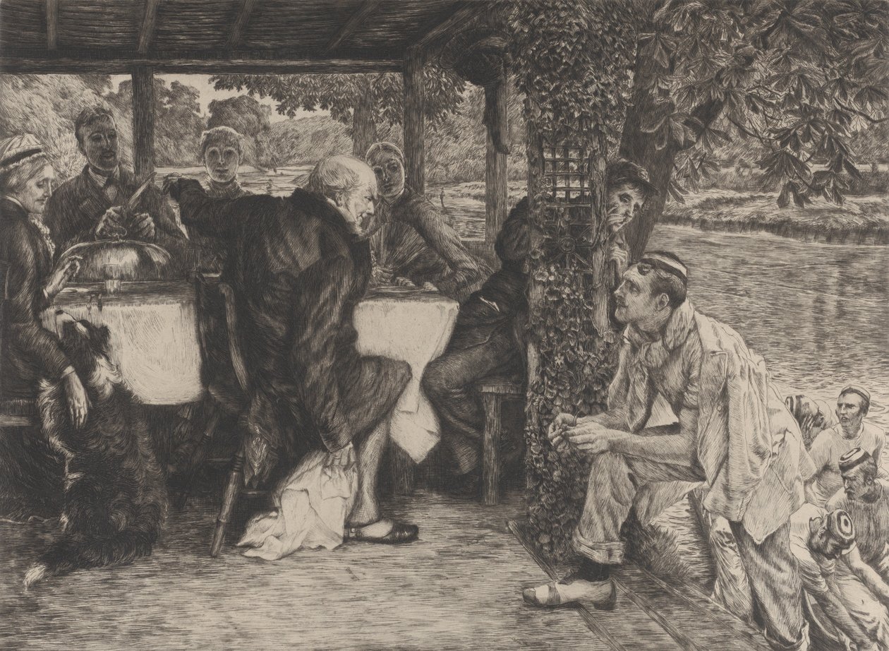 Müsrif Oğul Meseli, No. IV: Şişman Buzağı, 1882. by James Tissot