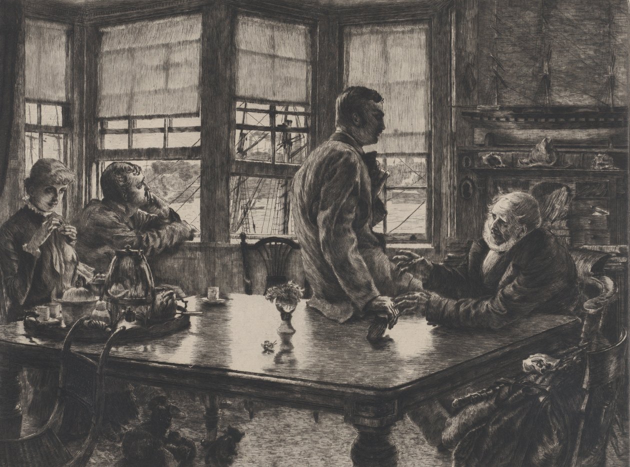 Müsrif Oğul Meseli: Ayrılış No. 1, 1882. by James Tissot