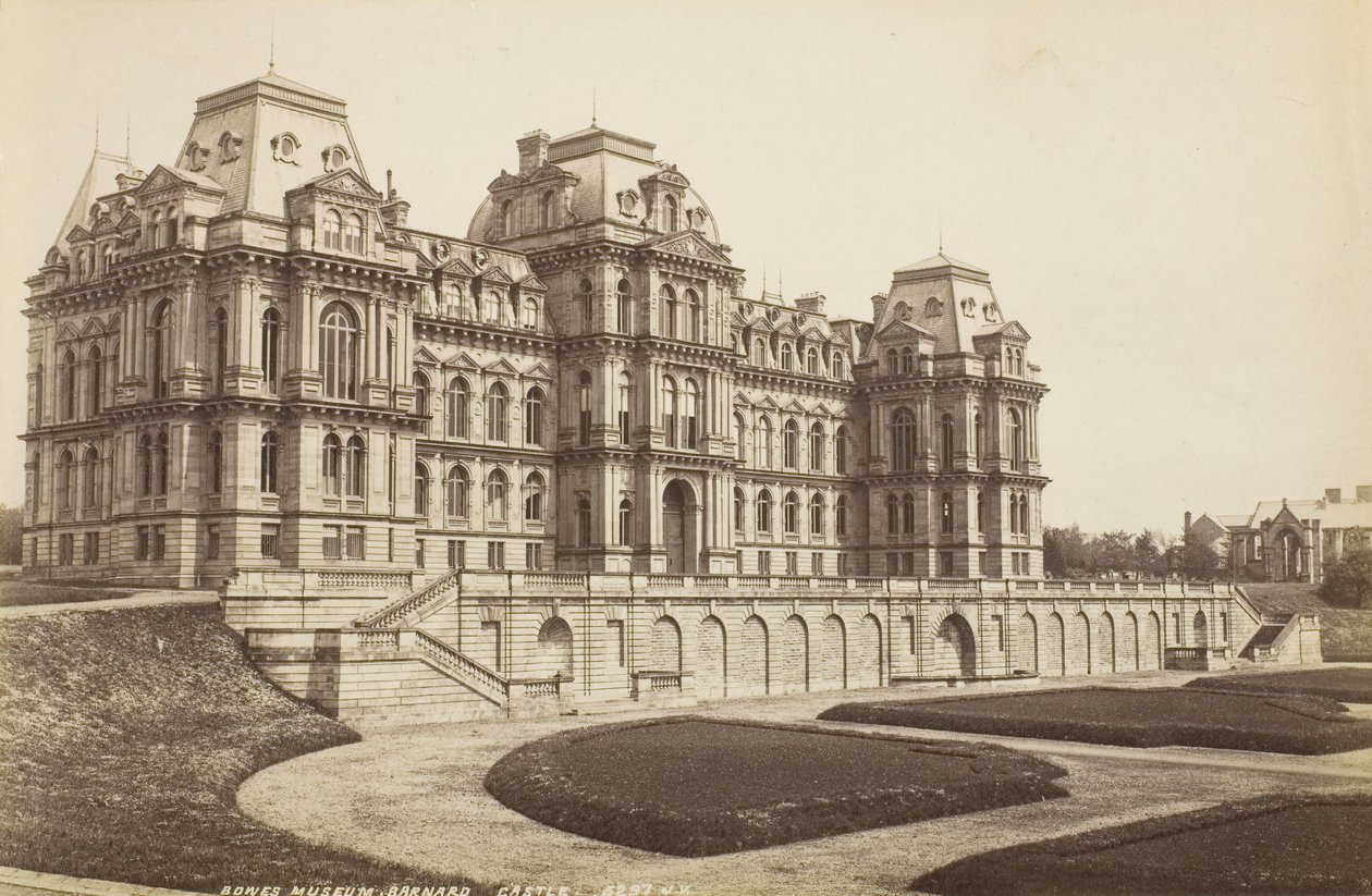 Bowes Müzesi, Barnard Kalesi, yak. 1880. by James Valentine