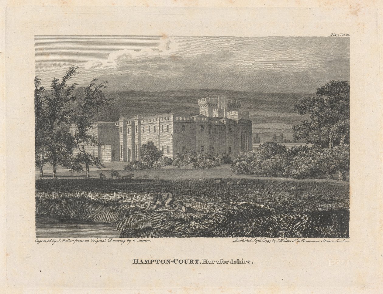 Hampton Mahkemesi, Herefordshire by James Walker