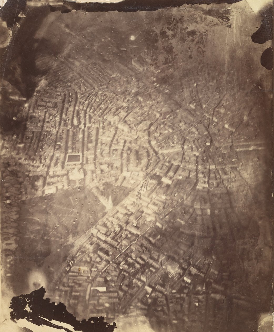 Sıcak Hava Balonundan Boston, 1860