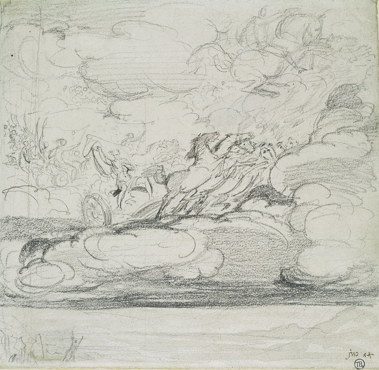 Elijah Mantosunu Çıkarıyor (grafit yıkama) by James Ward