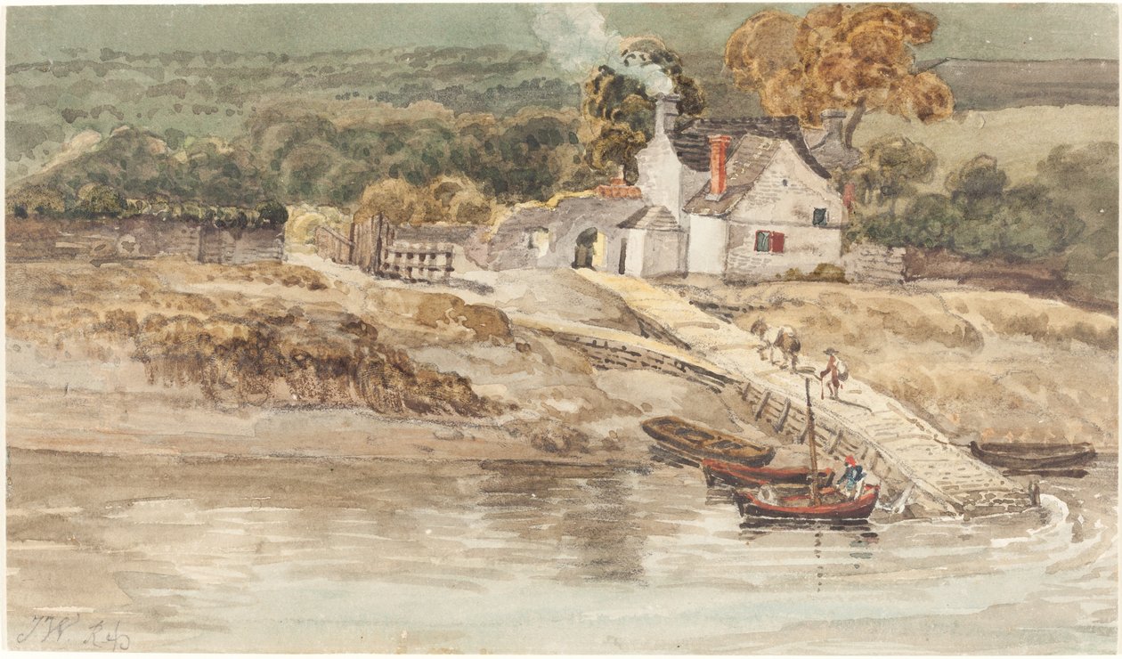 Tintern Manastırı yakınlarındaki İniş Yeri by James Ward